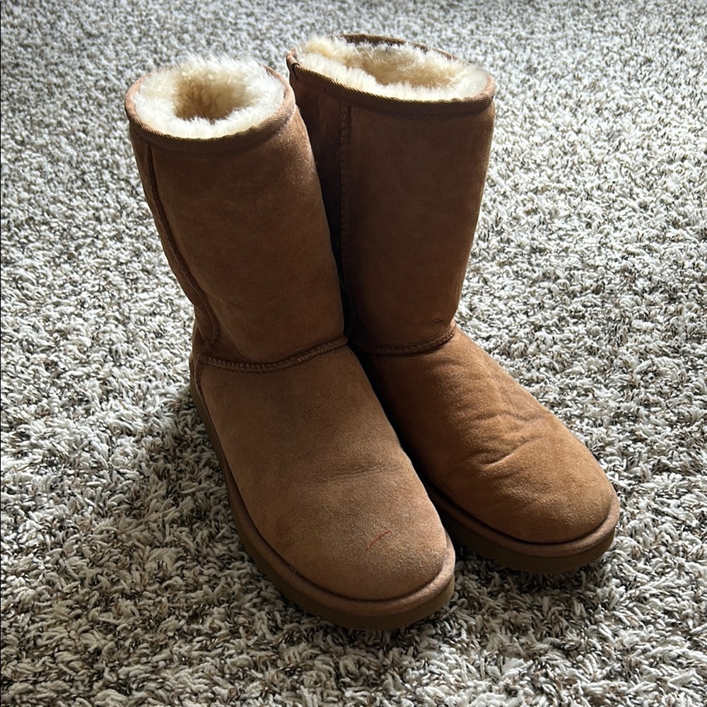 UGG Women's Tan Sheepskin Boots